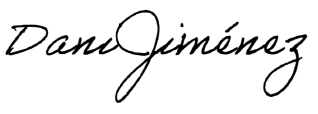 Firma Daniel Jiménez